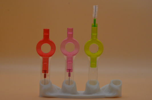 Travel stand for Curaprox interdental brush